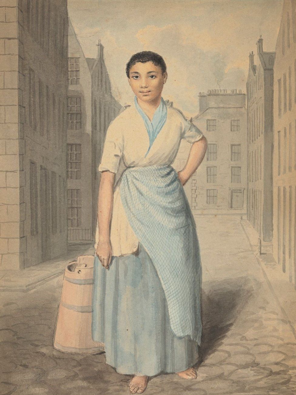 O galerie britanică a achiziţionat lucrarea cunoscută ca fiind cea mai veche ilustrare a unei femei de culoare creată de un artist scoţian