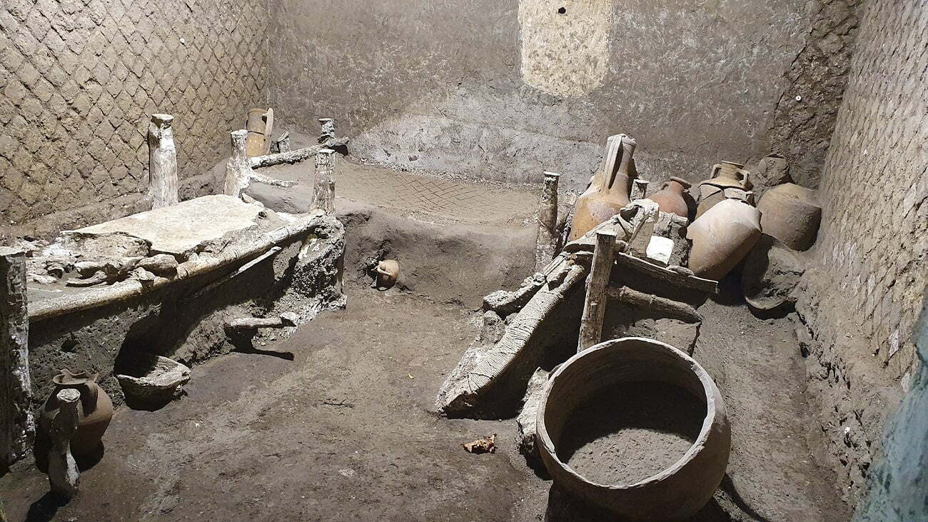 Vestigiile unei camere a sclavilor, descoperite de arheologi la Pompei – VIDEO