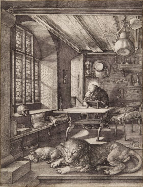 Sfântul Ieronim în chilia sa, Albrecht Dürer