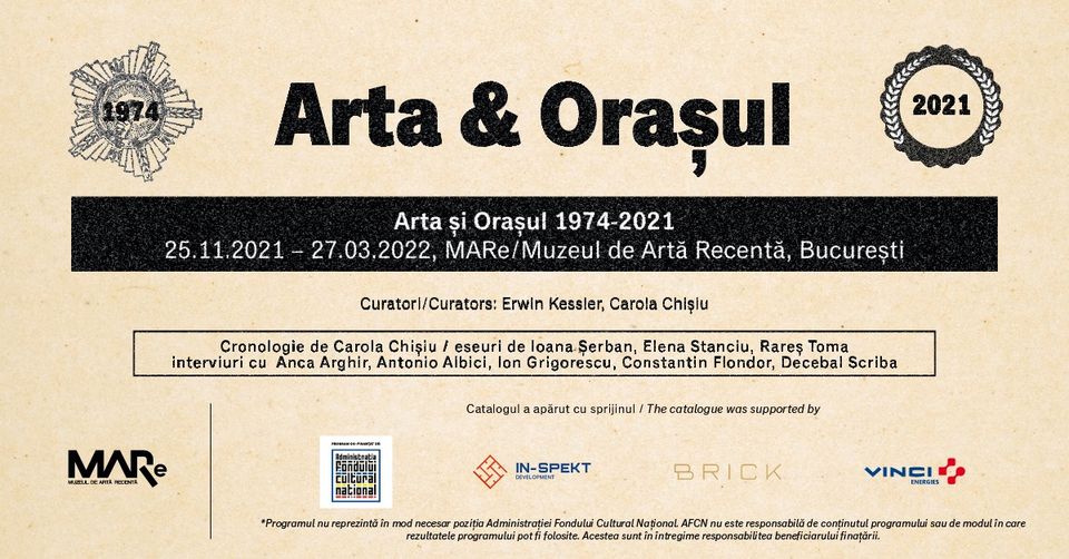 Expoziţia “Arta și Orașul 1974 – 2021” este deschisă la Muzeul de Artă Recentă (MARe) până pe 27 martie