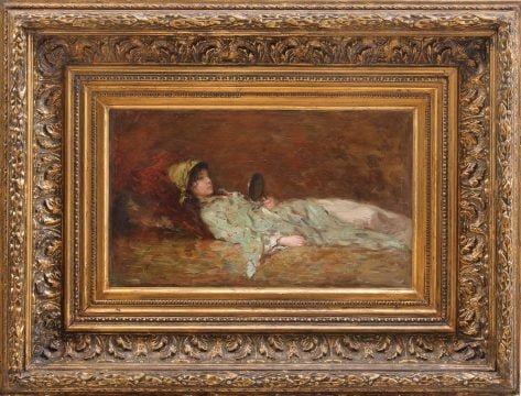fata cu oglindă nicolae grigorescu
