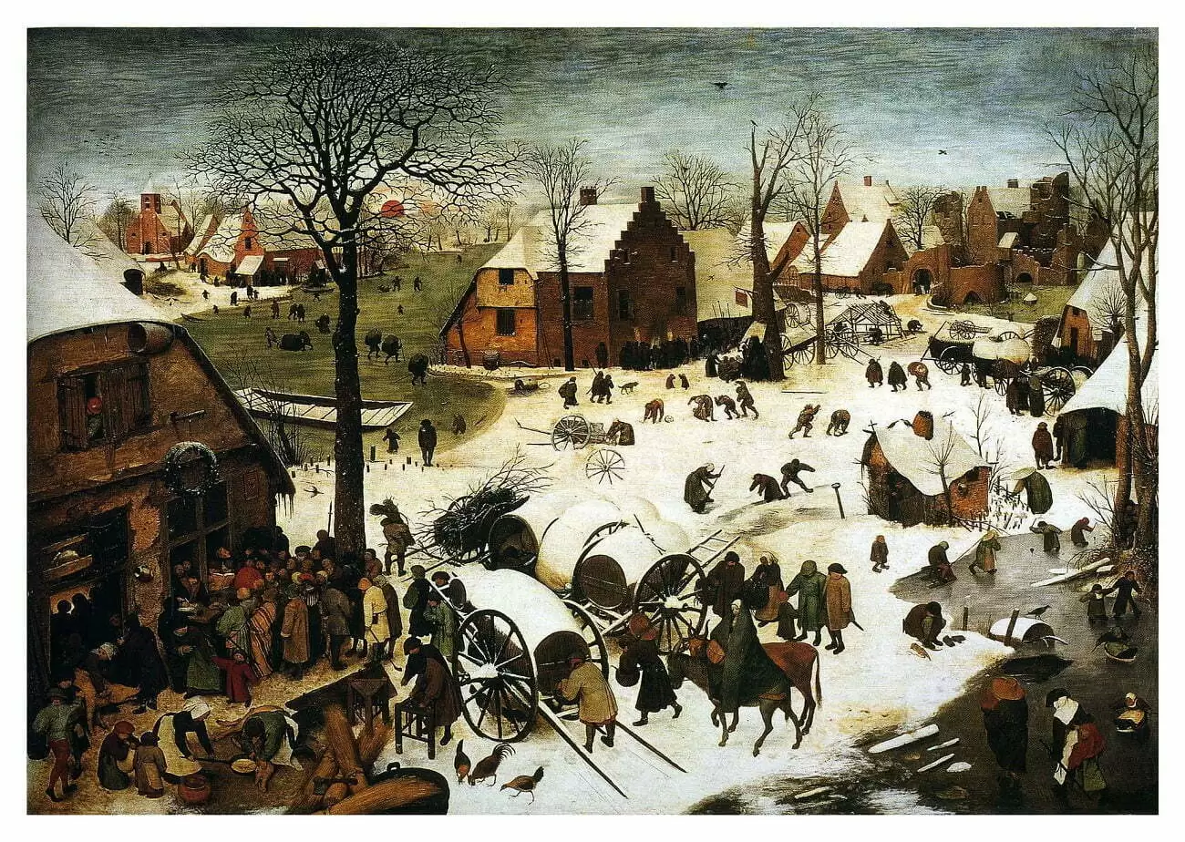 Secretele tabloului „Recensământul de la Betleem” de Pieter Bruegel, dezvăluite