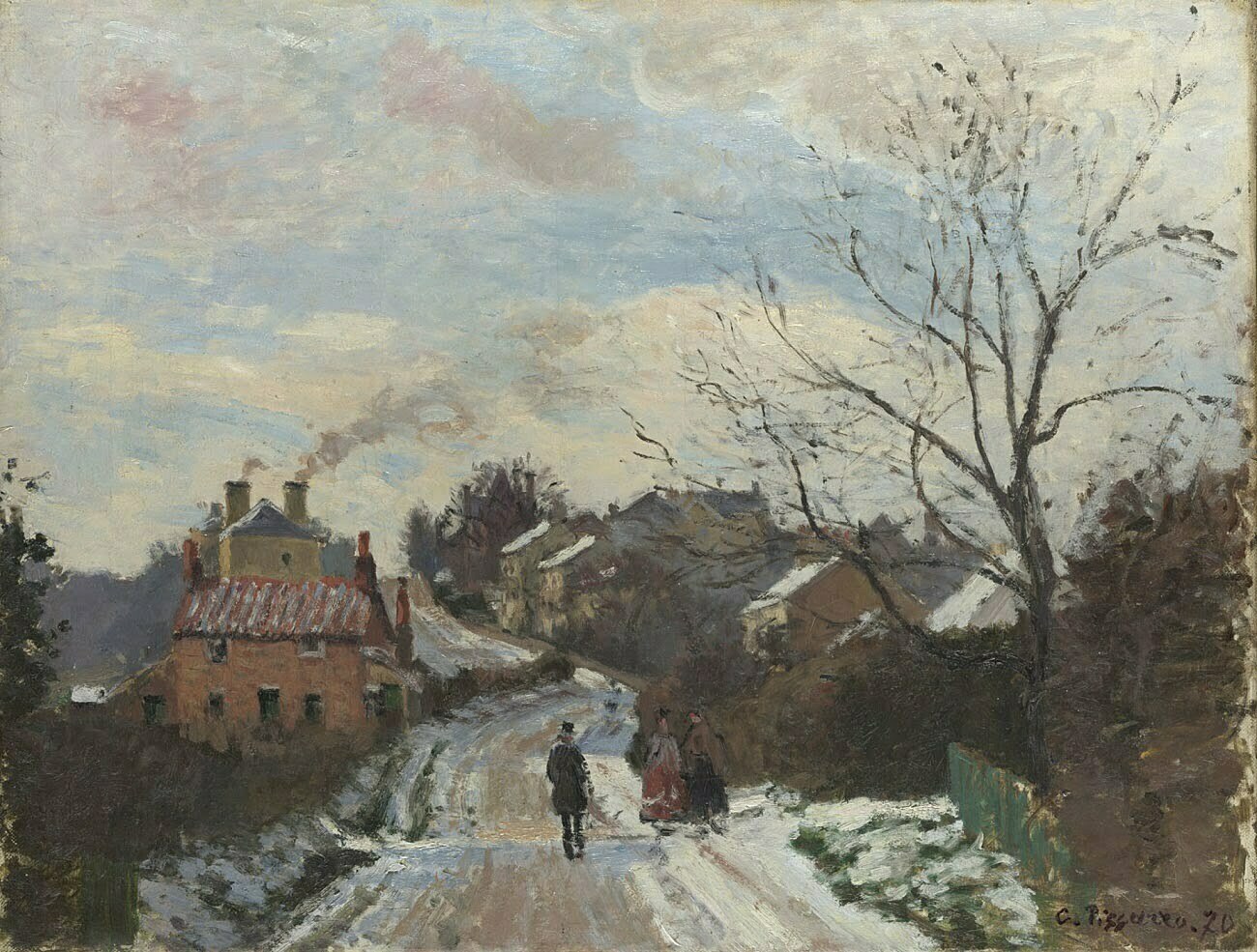 „Fox Hill, Upper Norwood” ar putea fi primul tablou pictat de Pissarro la Londra
