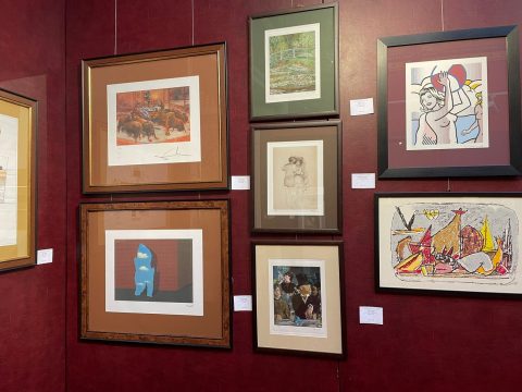 expoziția unei colecții de grafică și sculptură europeană