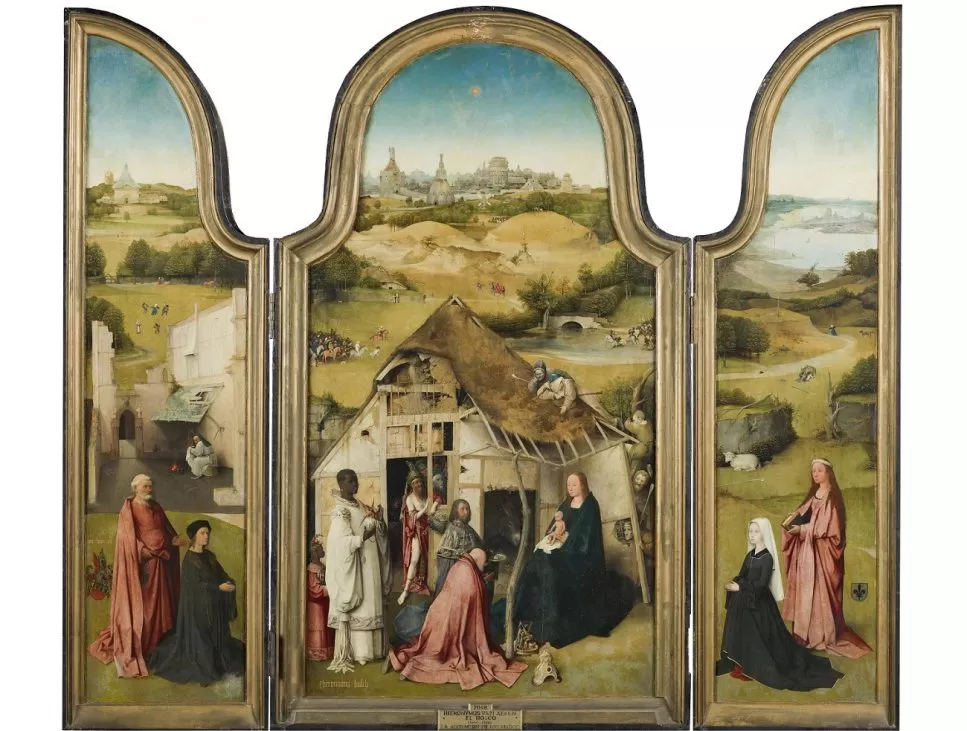 hieronymus bosch triptych of the adoration of the magi