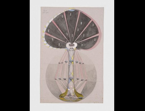 hilma af klint, tree of knowledge no. 4, 1913 15