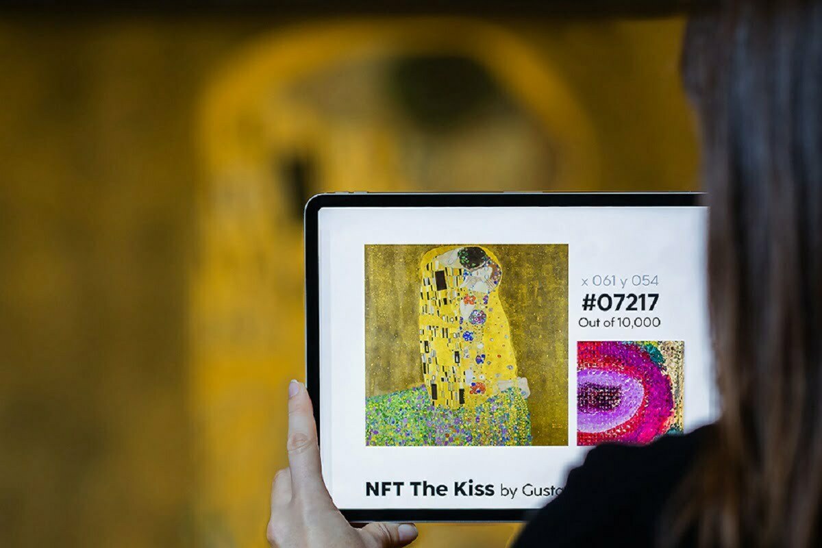 Capodopera „Sărutul” a lui Klimt, vândută sub formă de puzzle în NFT pentru 3 milioane de euro