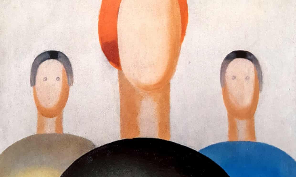 three figures, vandalizat, the art newspaper rusia