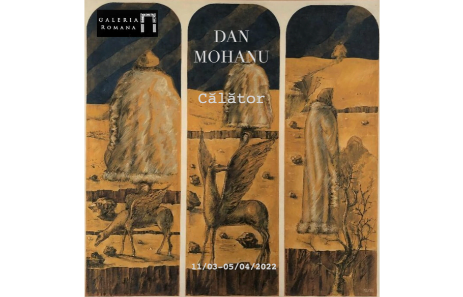 Dan Mohanu, pictor și restaurator de pictură murală, expune la Galeria Romană