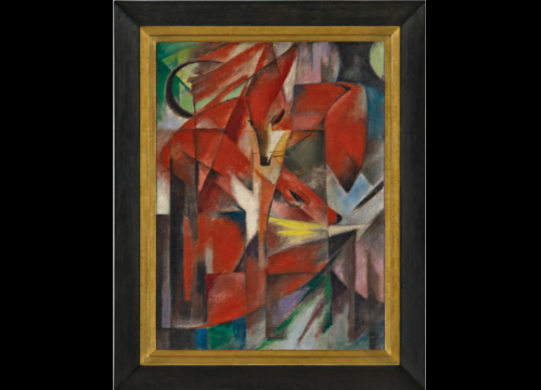 franz marc, the foxes