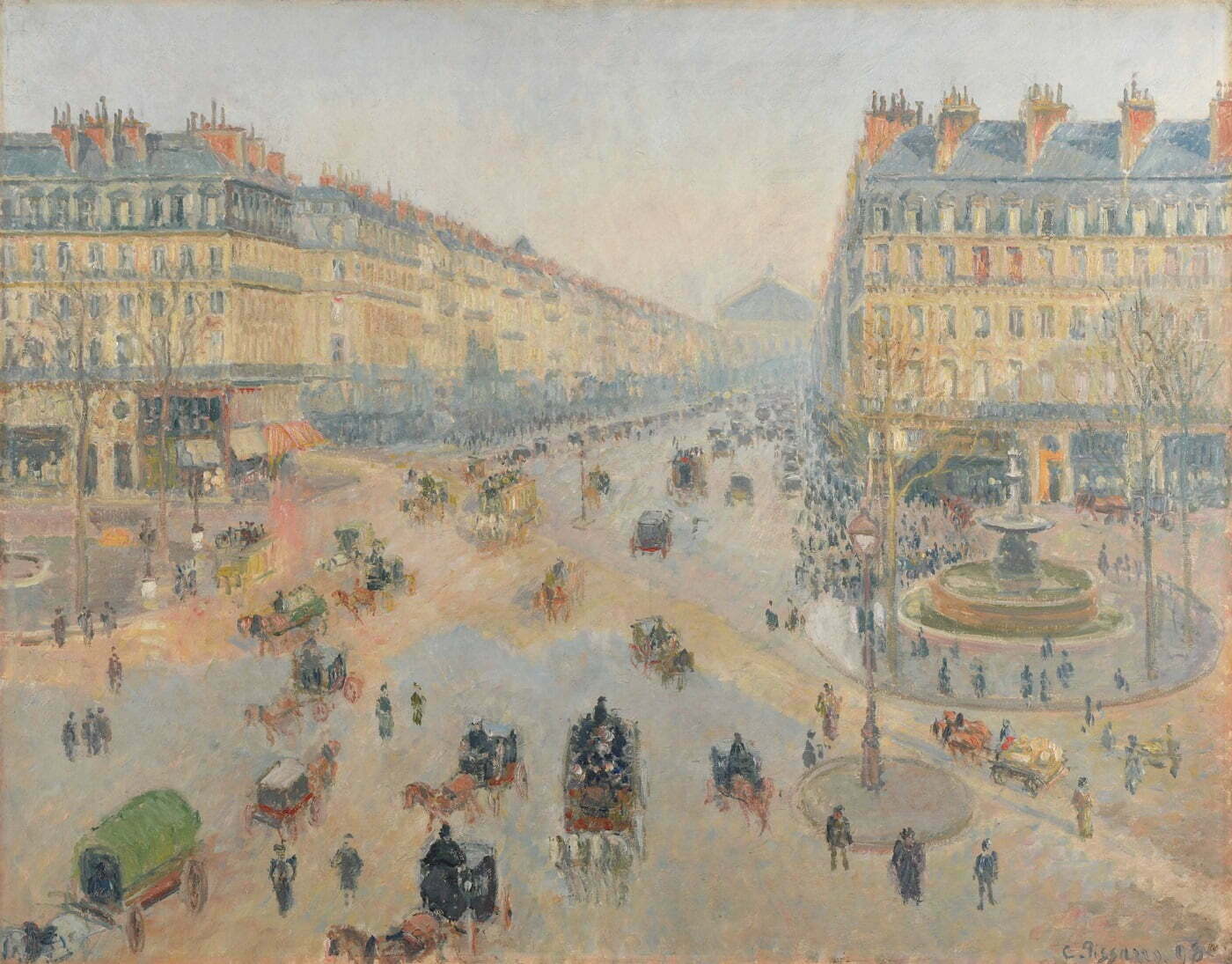 DOCUMENTAR – Bulevardul Operei din Paris, într-o capodoperă de Camille Pissarro
