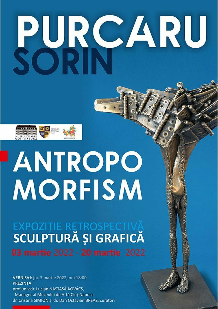 Retrospectiva „Antropomorfism” a artistului Sorin Purcaru, la Cluj-Napoca