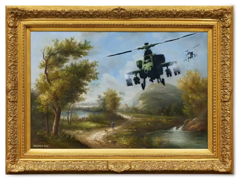 choppers, banksy