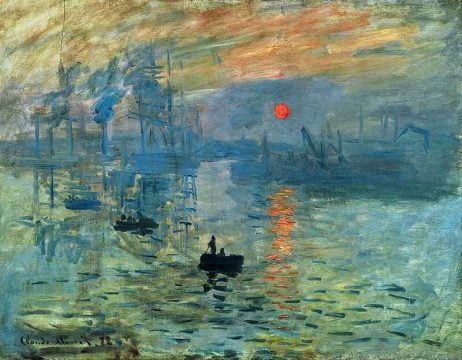 monet impression sunrise