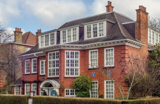 london ,february,,2018:,the,freud,museum,london,,exterior.,a,museum