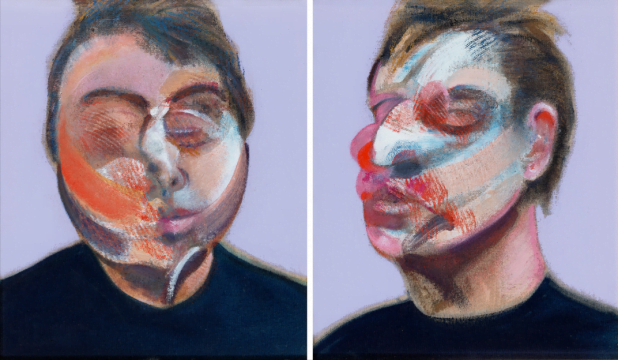 two studies for a self portrait, bacon