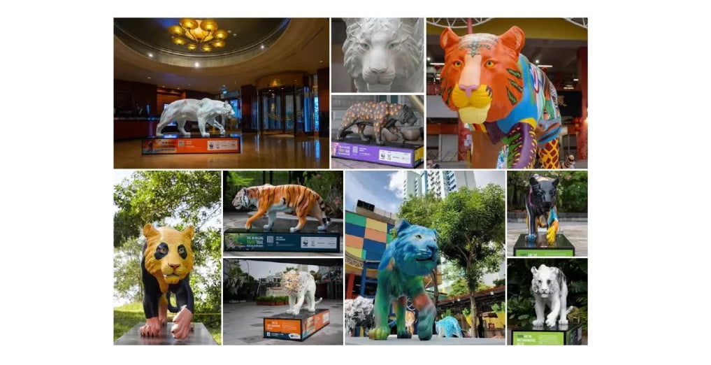 Sculpturi și obiecte create de artiști ca Zhang Huan și Ronnie Wood, vândute pentru a sprijini conservarea tigrilor