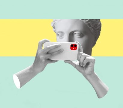 contemporary,art,collage,with,antique,statue,head,in,a,surreal