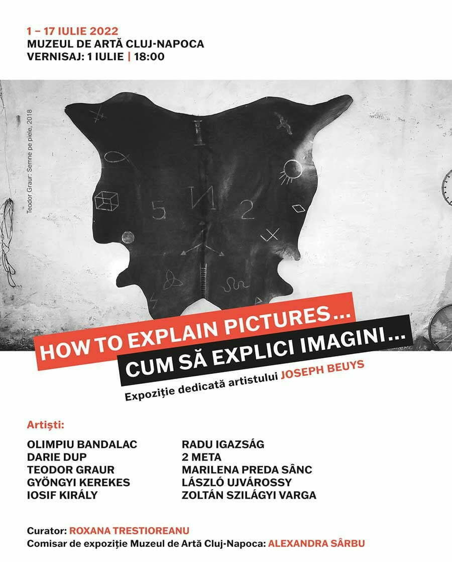 „How to explain pictures … / Cum să explici imagini…” – expoziţie dedicată lui Joseph Beuys, la Muzeul de Artă Cluj Napoca