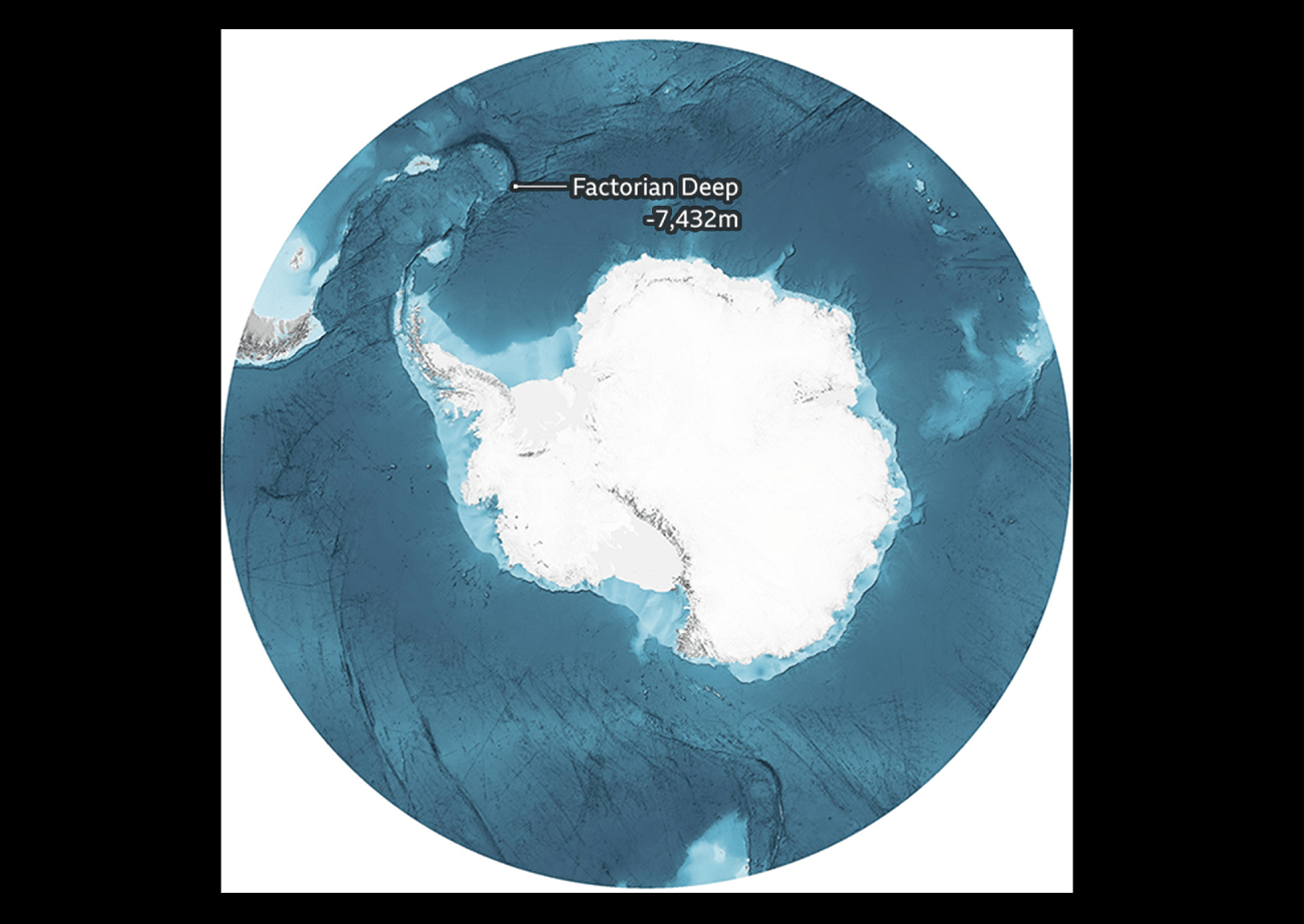 Cea mai detaliată hartă a adâncului Oceanului Sudic