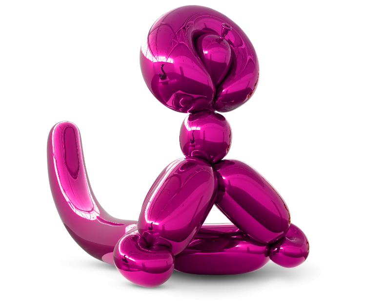 Lucrarea „Balloon Monkey (Magenta)” a lui Jeff Koons, vândută în scop umanitar
