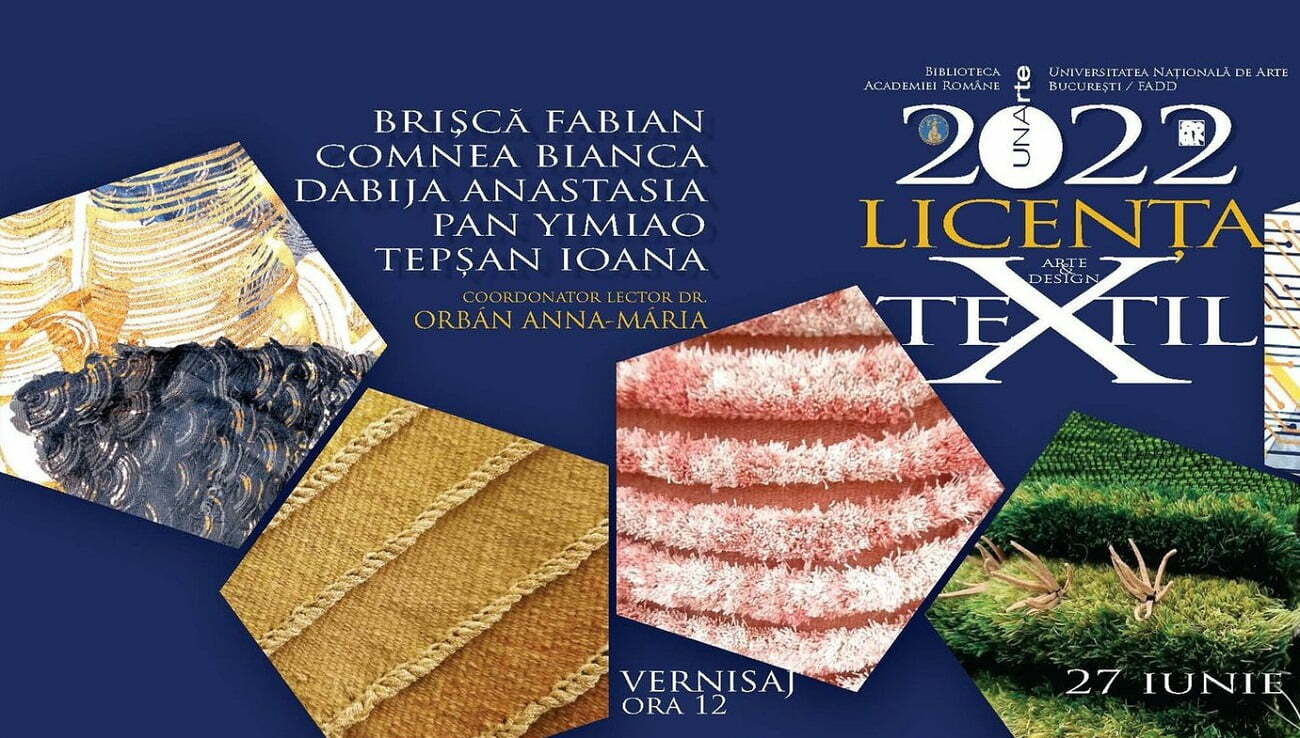 Artă și design textil, la Biblioteca Academiei Române