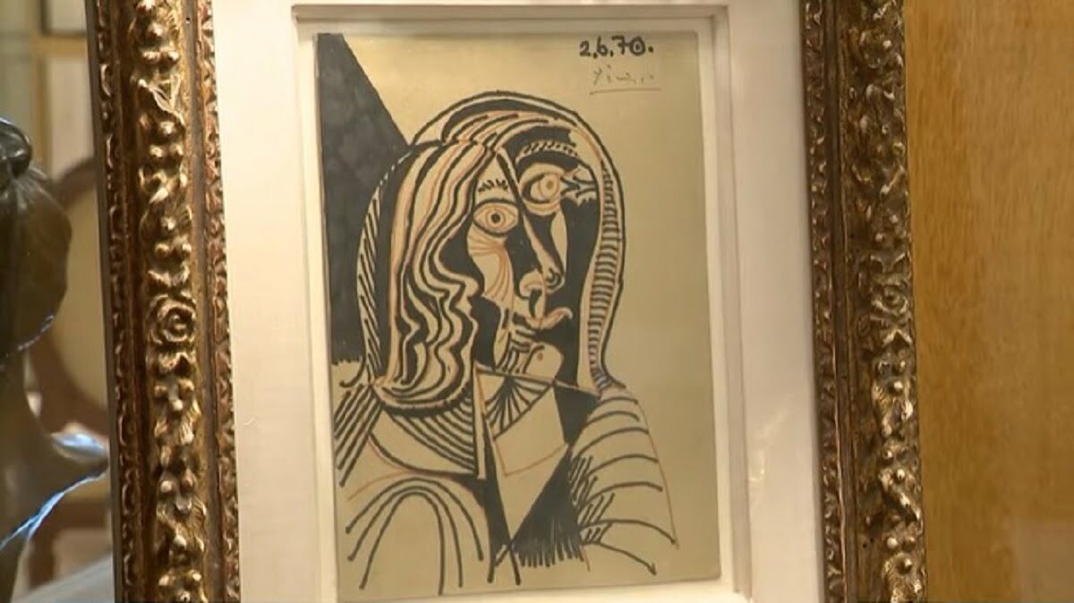 Un desen de Picasso ascuns în spatele unui dulap, vândut pentru 158.000 de euro