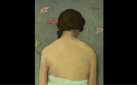 tanara vazuta din spate, tonitza