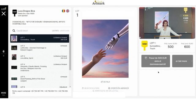 artmark, platformă de licitare online