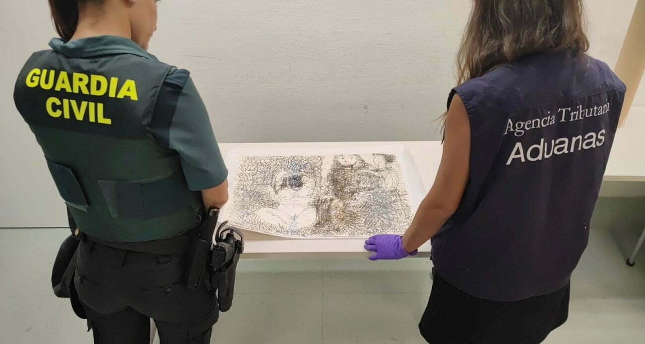 Un desen atribuit lui Picasso, cu o valoare de 450.000 de euro, a fost confiscat în Ibiza