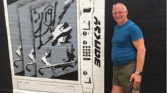 thompson, banksy vending machine
