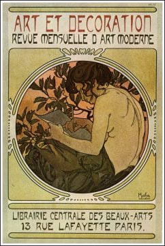 Alphonse Mucha, copertă, 1901, Curatorial
