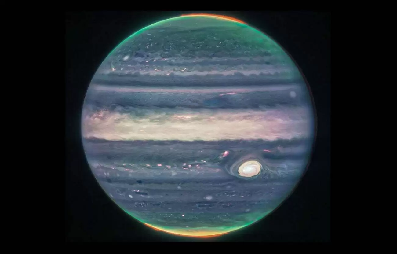 Telescopul Spațial James Webb – Imagini inedite cu Jupiter, cea mai mare planetă din Sistemul Solar