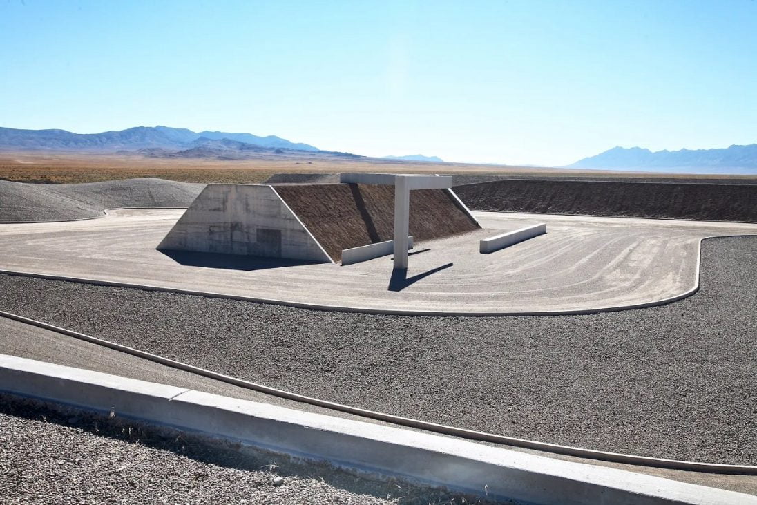 michael heizer, complex one, city, curatorial