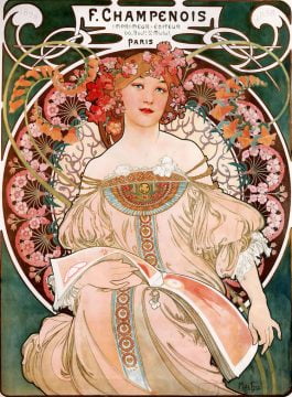 Poster pentru F. Champenois imprimeur editeur, 1897, Curatorial