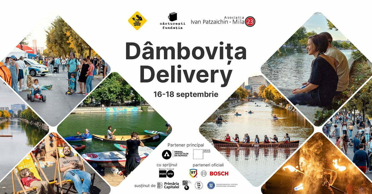Dâmbovița Delivery – Râul ca element de legătură între cartierele bucureștene: Artă stradală, ateliere și spectacole