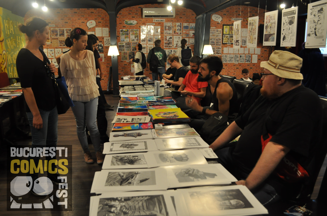 București ComicsFest – Mai mult de 70 de autori și proiecte de benzi desenate, expoziții și ateliere