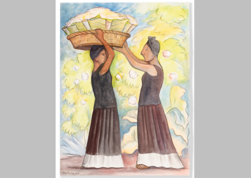 diego rivera, tehuanas cargando una canasta, chrsties, licitatie, curatorial
