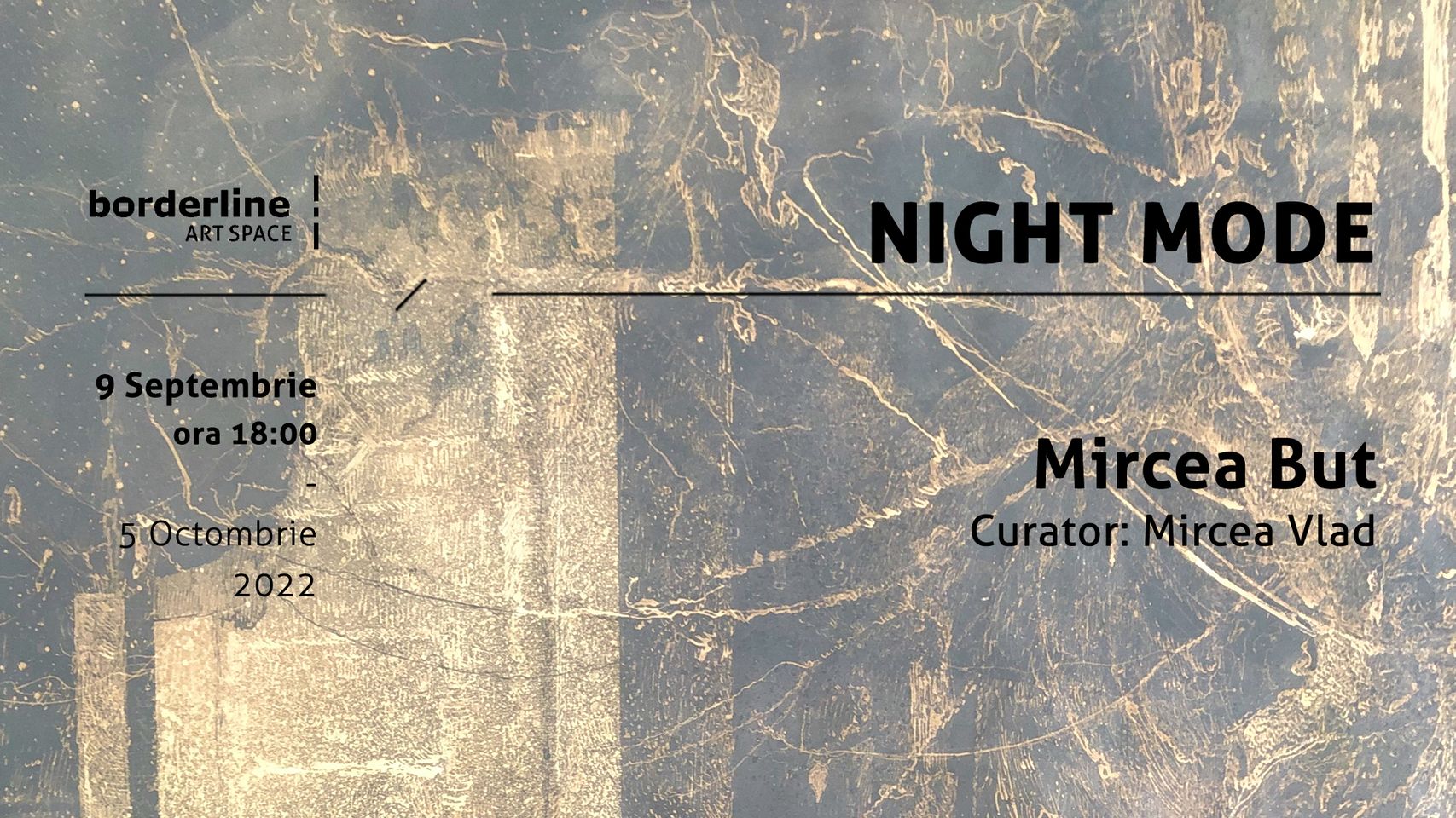 „Night Mode”, expoziţie de pictură şi desen de Mircea But, va fi prezentată la Borderline Art Space din Iaşi