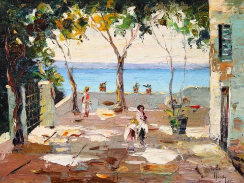 rudolf negely, terasa la arbe