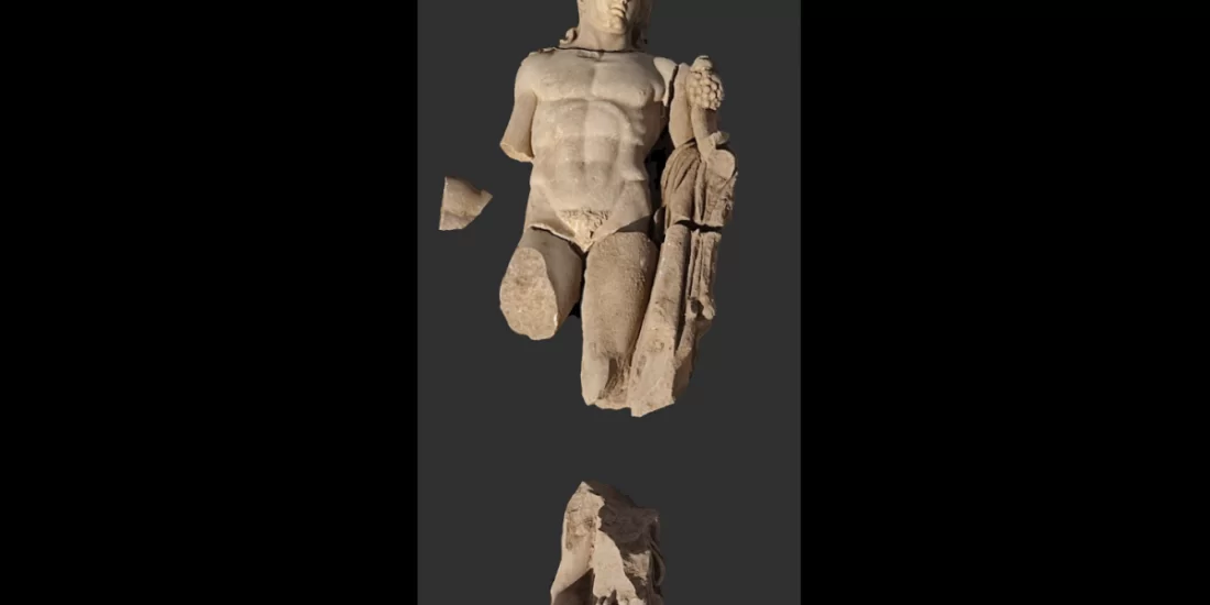 Fragmente ale unei statui a lui Hercule veche de două milenii, descoperite în Grecia