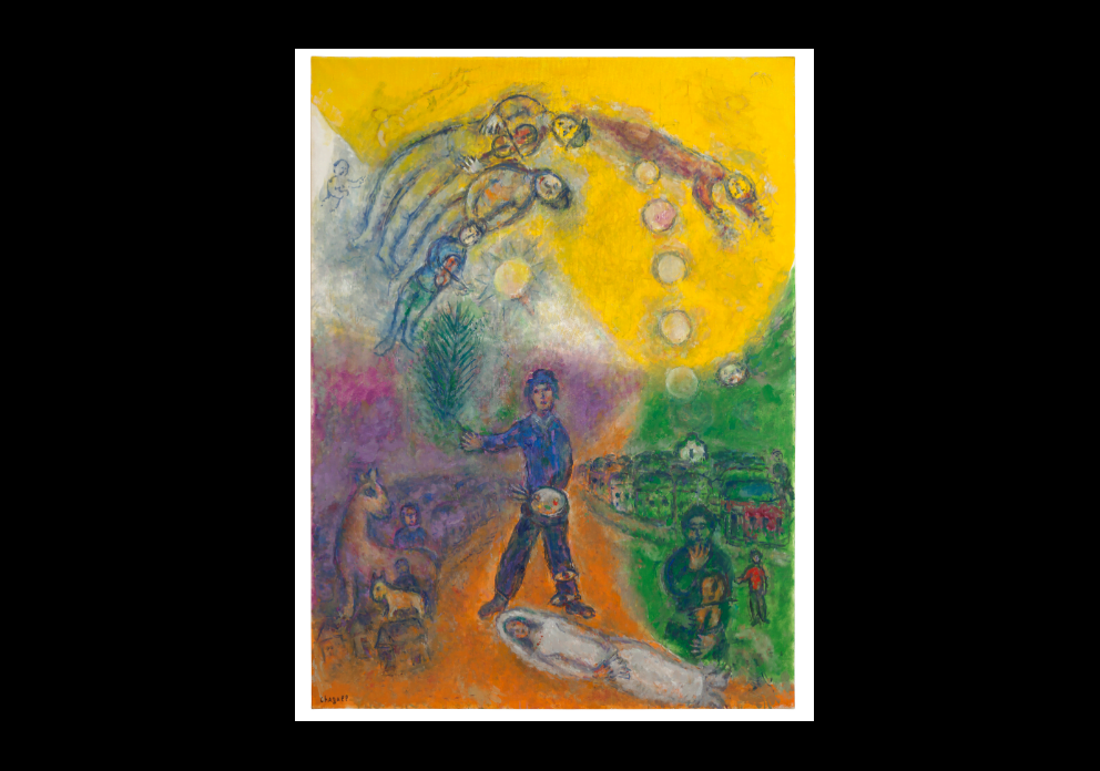 l’envol du peintre, marc chagall