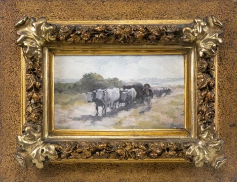 car cu boi, grigorescu, alis, curatorial.ro