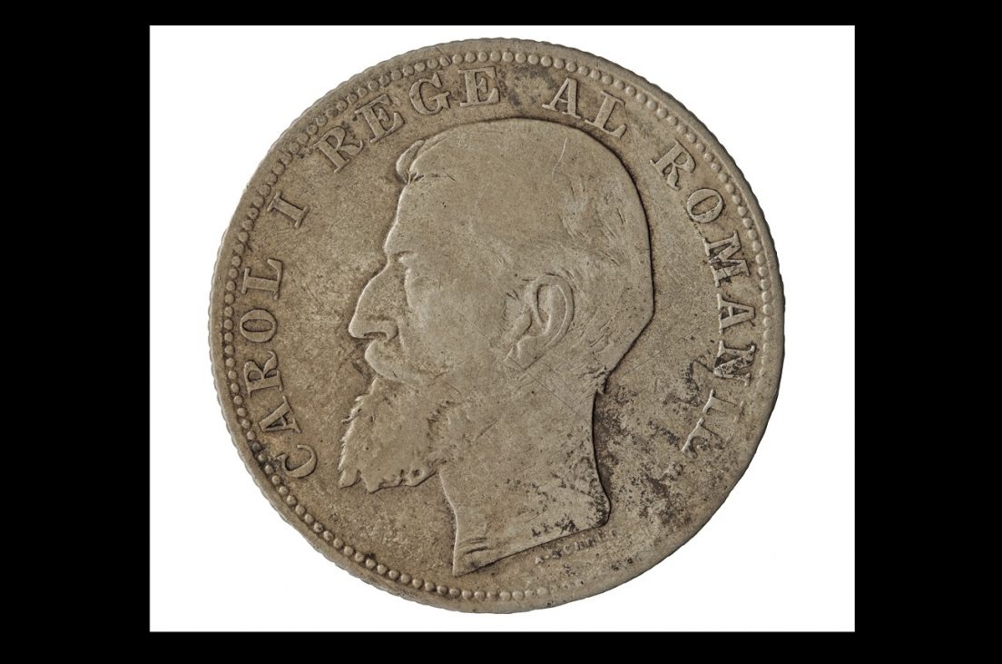 monedă 2 lei 1901, argint, cea ma rară monedă româneasca de circulație, artmark