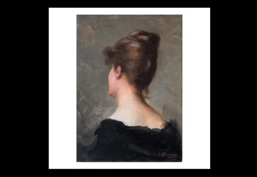 nicolae grigorescu portretul carlottei leria, ans azura