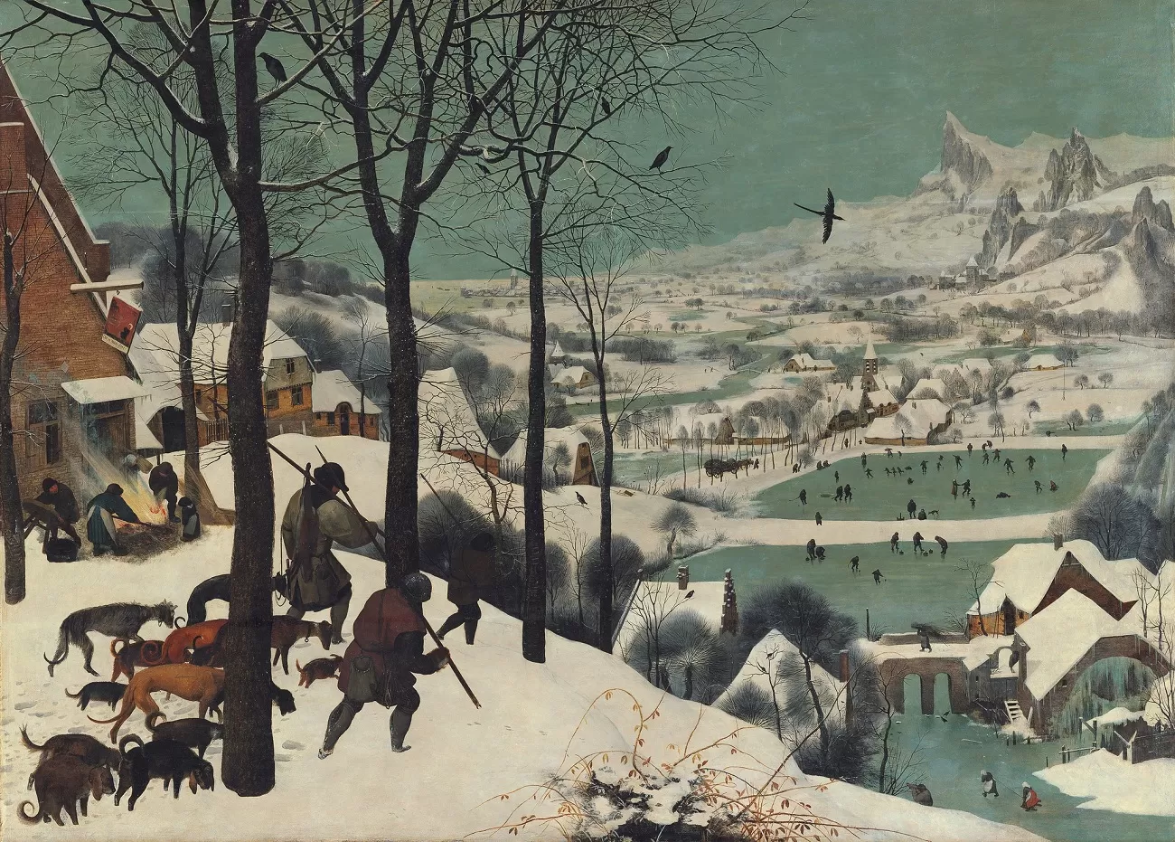 the hunters in the snow kunsthistorisches museum viena