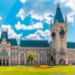 city,iasi,,romania,june,2019:,cultural,palace,in,central,square