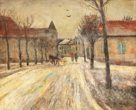 peisaj de iarna francisc gall