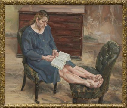 i reading, lucian freud, sothebys