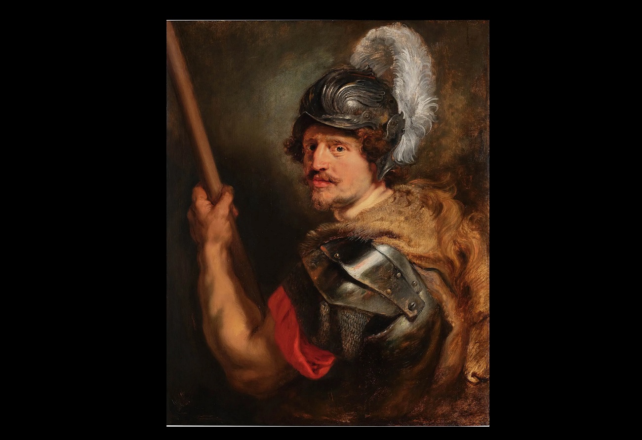 rubens, portrait of a man as the god mars